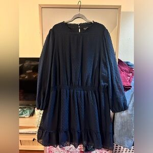 Navy City Chic dress size XXL/24.